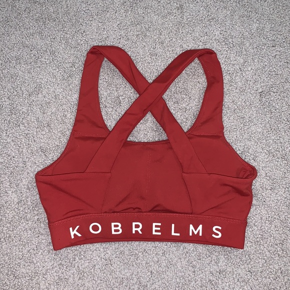 Kobrelms red cross back sports bra - Picture 2 of 2